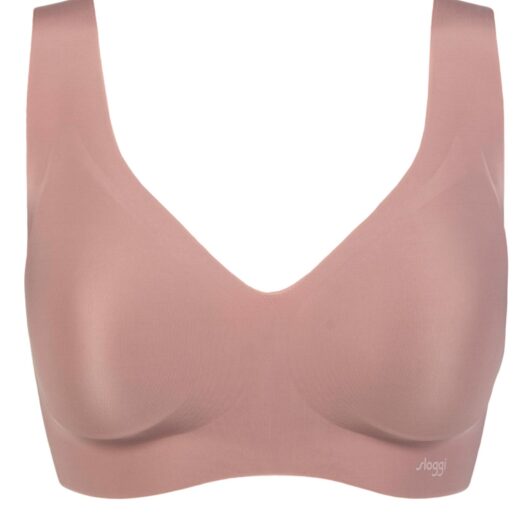 Women's Sloggi Zero Feel Seamfree Bralette with Removable Pads Cacao Medium